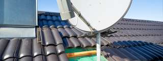 Antennenerdung - Leitungsführung unter den Dachziegeln