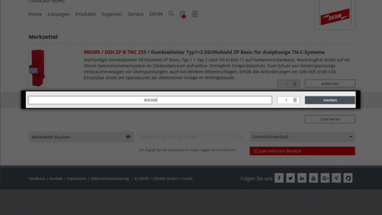 Sammeldownload Schritt 4