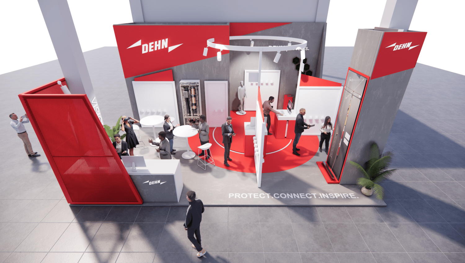DEHN Exhibition booth at InnoTrans 2026