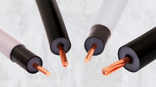 HVI conductors with concrete background