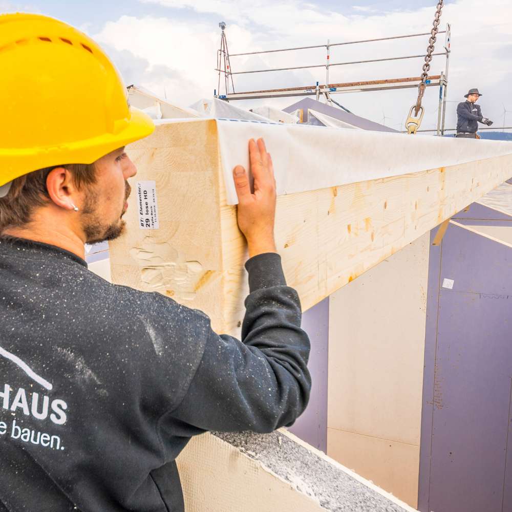 FischerHaus auf der Baustelle