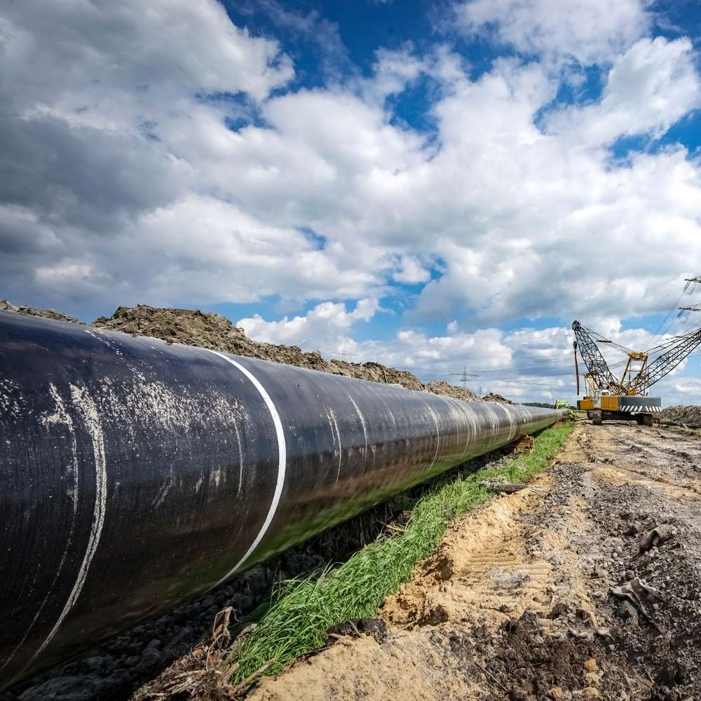 Pipeline Hochspannungsleitung