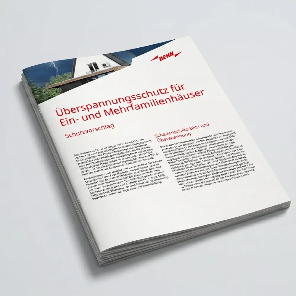 Überspannungsschutz für Ein- und Mehrfamilienhäuser